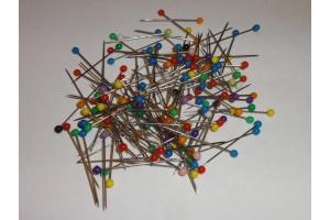 Glaskopf-Stecknadeln ca. 1.000 Stck